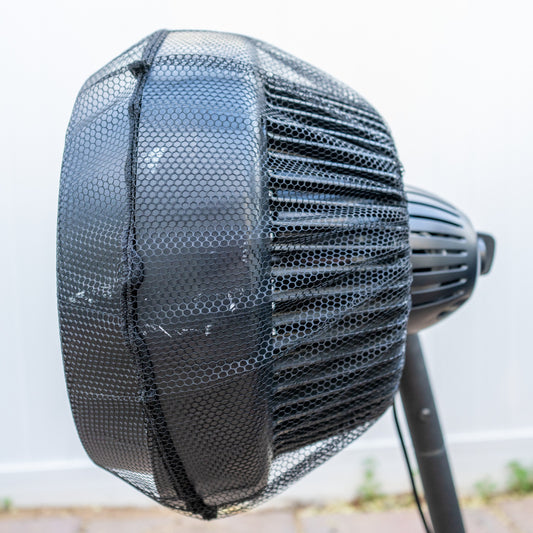FurStopper Fan Guard — Mesh Pet Hair Cover for Fans