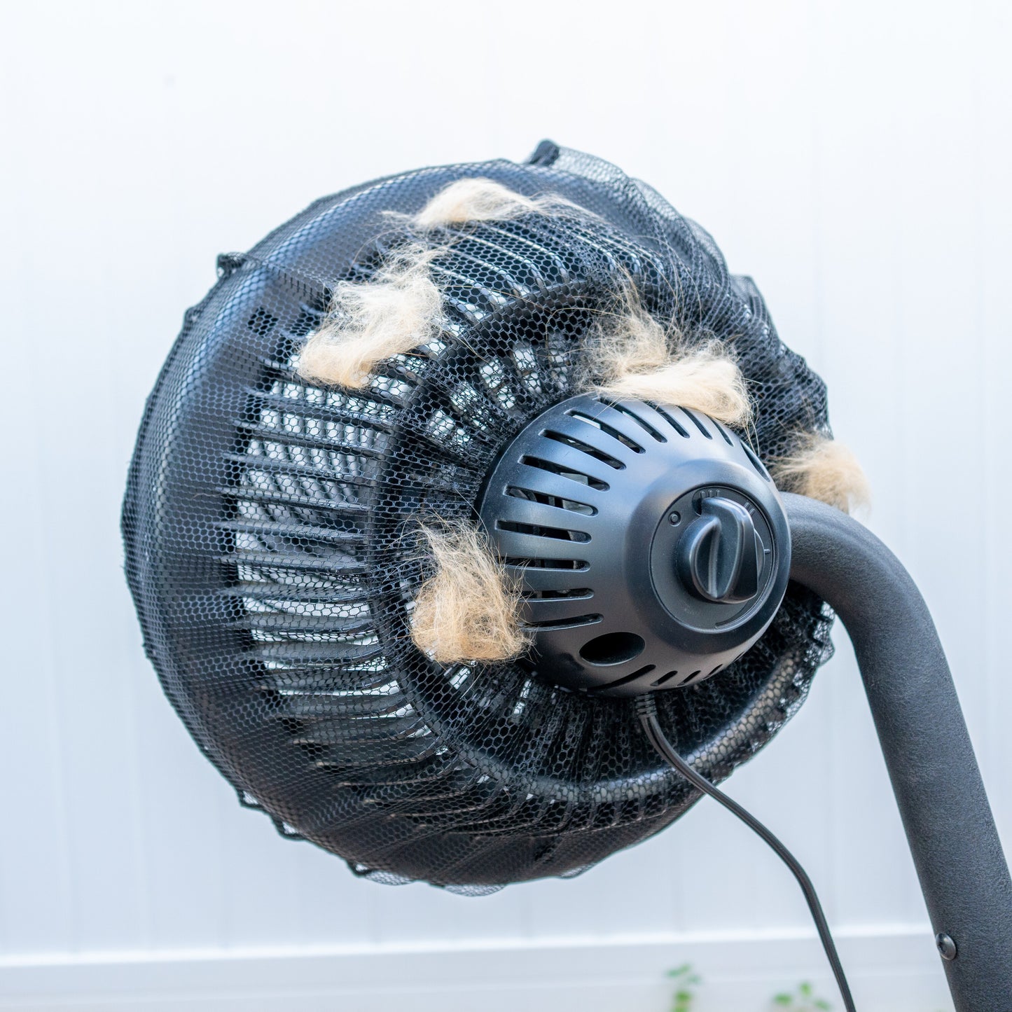 FurStopper Fan Guard — Mesh Pet Hair Cover for Fans